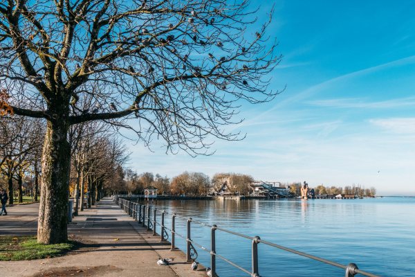 Seeanlagen im Winter