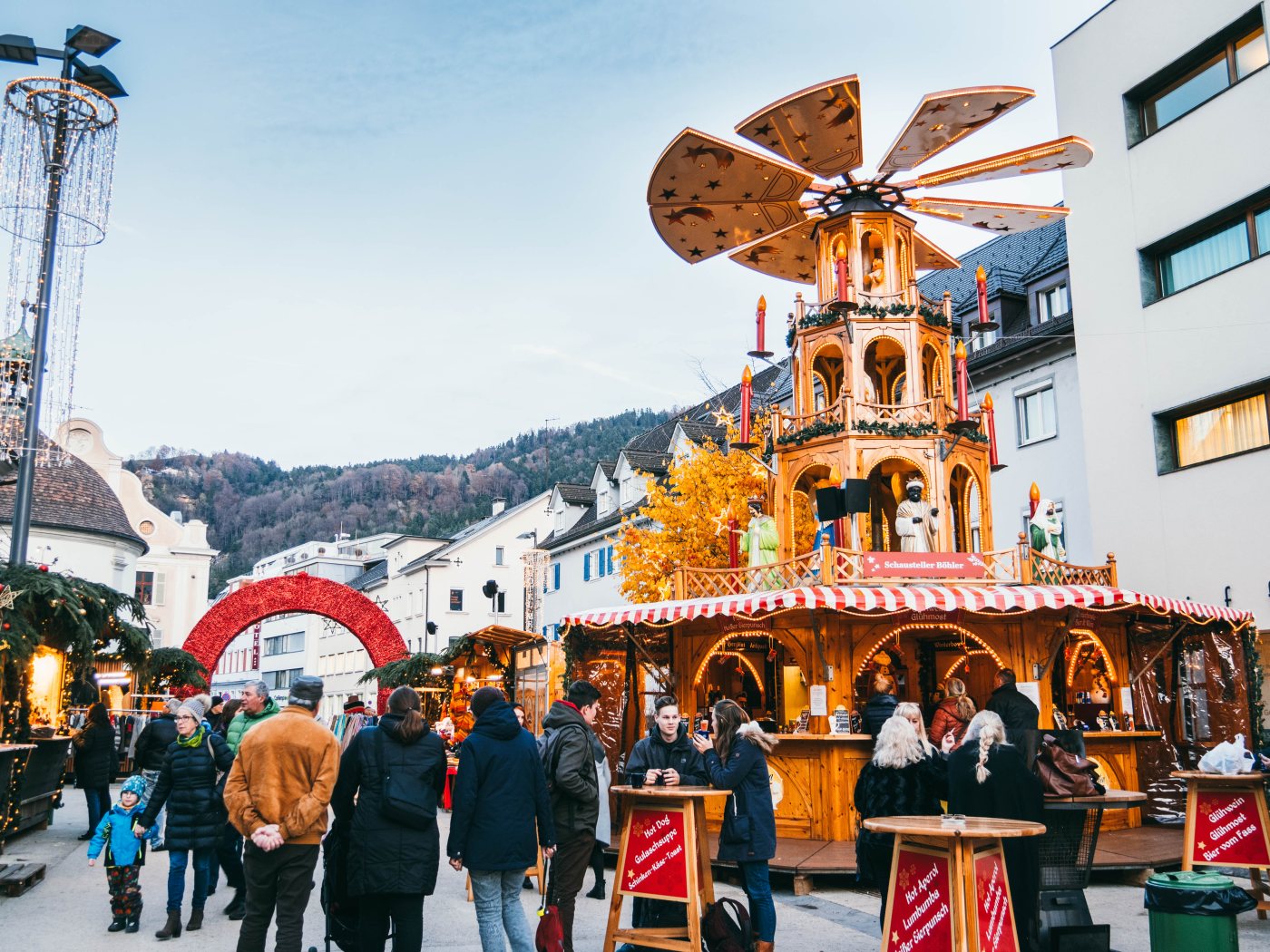 Natale di Bregenz sul lago